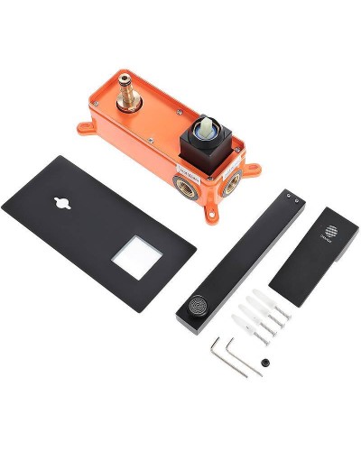 Смеситель для раковины Orange Lutz M04-722b Черный матовый