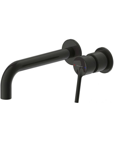 Смеситель для раковины Bravat P8461217BW-ENG Черный