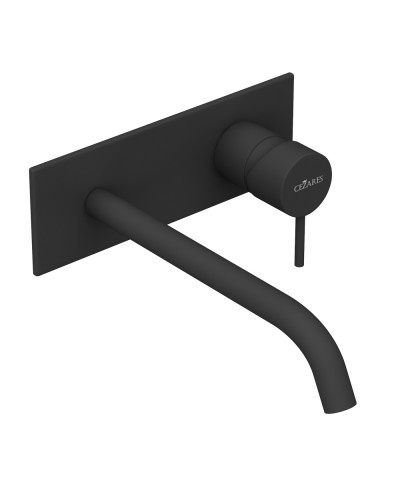 Смеситель для раковины встраиваемый однорычажный, с тонкой ручкой CEZARES LEAF-BLI1-20-L-NOP