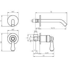 Смеситель для раковины Migliore Ermitage Mini 28585 Хром