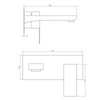 Смеситель для раковины RGW Shower Panels SP-46B 51140546-04 Черный матовый