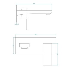 Смеситель для раковины RGW Shower Panels SP-46B 51140546-04 Черный матовый