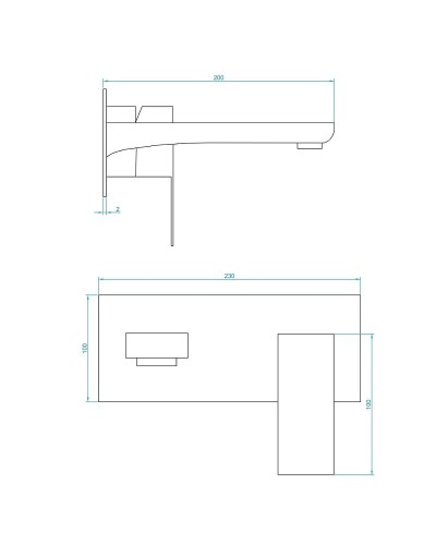 Смеситель для раковины RGW Shower Panels SP-46B 51140546-04 Черный матовый