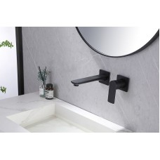 Смеситель для раковины Abber Weiss Insel AF8082B Черный матовый