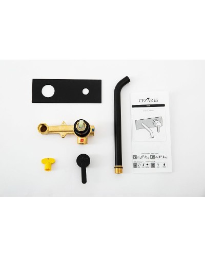 Смеситель для раковины Cezares Leaf LEAF-BLI1-NOP Черный матовый