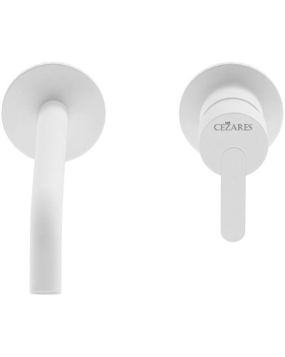 Смеситель для раковины Cezares Leaf LEAF-BLI2-BIO Белый матовый