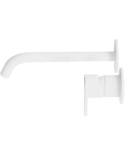 Смеситель для раковины Cezares Leaf LEAF-BLI2-BIO Белый матовый