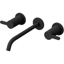 Смеситель для раковины Cezares Leaf LEAF-BLI3L-NOP Черный матовый