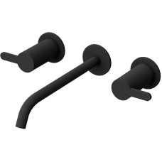 Смеситель для раковины Cezares Leaf LEAF-BLI3L-NOP Черный матовый