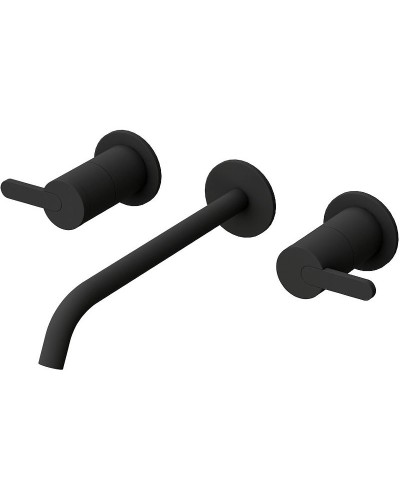 Смеситель для раковины Cezares Leaf LEAF-BLI3L-NOP Черный матовый