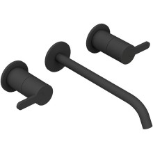 Смеситель для раковины Cezares Leaf LEAF-BLI3L-NOP Черный матовый