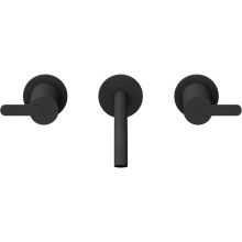 Смеситель для раковины Cezares Leaf LEAF-BLI3L-NOP Черный матовый