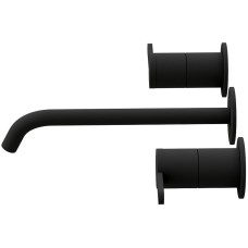 Смеситель для раковины Cezares Leaf LEAF-BLI3L-NOP Черный матовый