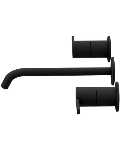 Смеситель для раковины Cezares Leaf LEAF-BLI3L-NOP Черный матовый