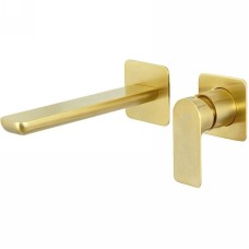 Смеситель для раковины Remer Infinity I15PLBG Золото матовое