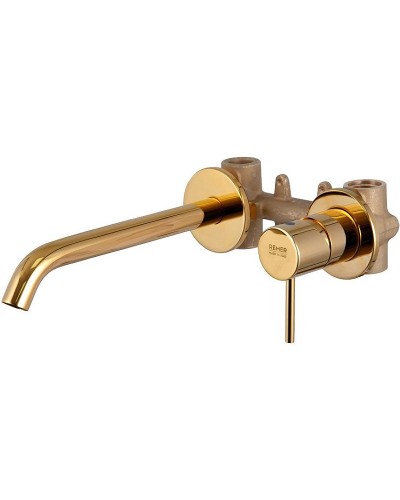 Смеситель для раковины Remer X-Style X15PLDO Золото