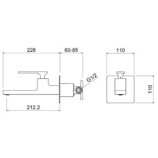 Смеситель для раковины Timo Torne 4372/00SM Хром