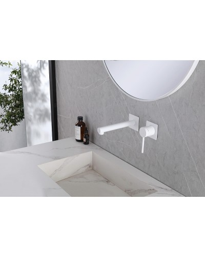 Смеситель для раковины Abber Emotion AF8812W Белый