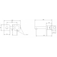 Смеситель для раковины Abber Emotion AF8812W Белый
