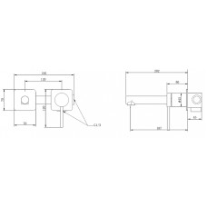 Смеситель для раковины Abber Emotion AF8812W Белый