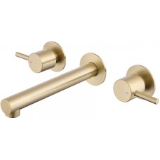 Смеситель для раковины Abber Emotion AF88121G Золото матовое