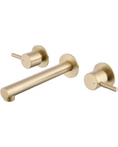 Смеситель для раковины Abber Emotion AF88121G Золото матовое