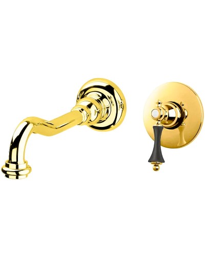 Смеситель для раковины Cezares Margot MARGOT-BLS1-03/24-N Золото 24 карат