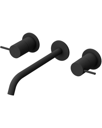 Смеситель для раковины Cezares Leaf LEAF-BLI3L-L-NOP Черный матовый