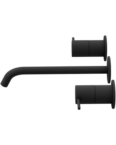 Смеситель для раковины Cezares Leaf LEAF-BLI3L-L-NOP Черный матовый