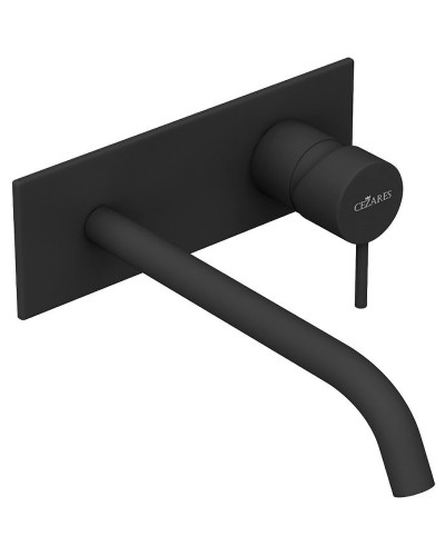Смеситель для раковины Cezares Leaf LEAF-BLI1-L-NOP Черный матовый