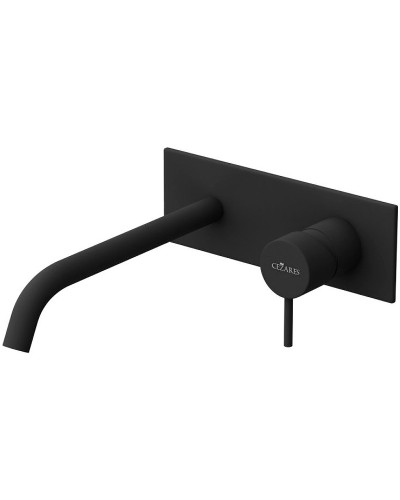 Смеситель для раковины Cezares Leaf LEAF-BLI1-L-NOP Черный матовый