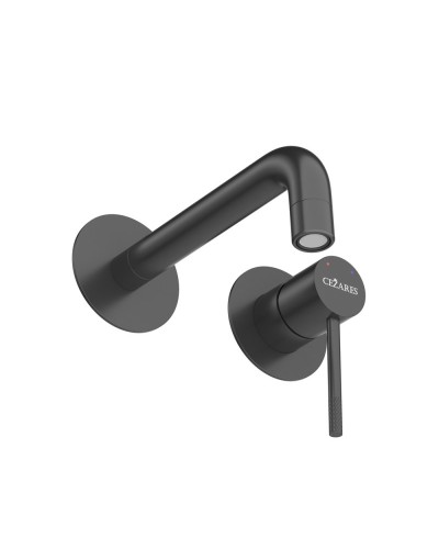 Смеситель для раковины встраиваемый с внутренней частью, без донного клапана CEZARES RELAX-BLI2-1-NOP-W0