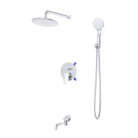 Душевой комплект встраиваемый с изливом BelBagno MARINO-VDSET-CRM