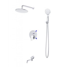 Душевой комплект встраиваемый с изливом BelBagno MARINO-VDSET-CRM