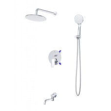 Душевой комплект встраиваемый с изливом BelBagno MARINO-VDSET-CRM