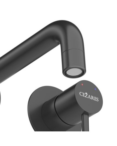 Смеситель для раковины встраиваемый с внутренней частью, без донного клапана CEZARES RELAX-BLI2-1-NOP-W0