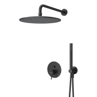 Душевая система CEZARES LEAF-DSIP-30-L-NOP черный матовый