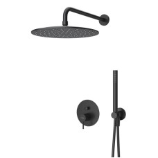 Душевая система CEZARES LEAF-DSIP-30-L-NOP черный матовый