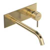 Смеситель для раковины встраиваемый однорычажный, с тонкой ручкой CEZARES LEAF-BLI1-20-L-SR