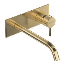 Смеситель для раковины встраиваемый однорычажный, с тонкой ручкой CEZARES LEAF-BLI1-20-L-SR