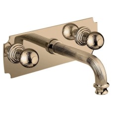Встраиваемый смеситель на раковину бронза, ручки металл Cezares Olimp OLIMP-BLS2-02-M