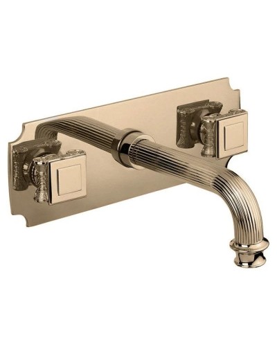 Встраиваемый смеситель на раковину бронза, ручки металл Cezares Olimp OLIMP-BLS2-02-O