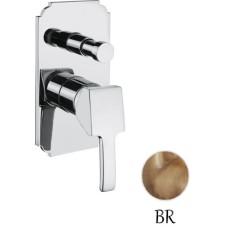 Встраиваемый однорычажный смеситель для ванны бронза Cezares Legend LEGEND-VDIM-02