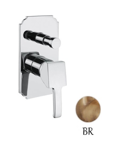 Встраиваемый однорычажный смеситель для ванны бронза Cezares Legend LEGEND-VDIM-02