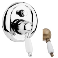 Встраиваемый смеситель для душа с переключателем CEZARES ELITE-VDIM-02-Bi