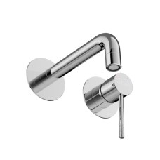 Смеситель для раковины встраиваемый с внутренней частью, без донного клапана CEZARES RELAX-BLI2-1-01-W0