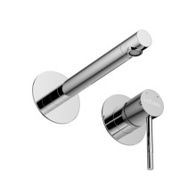 Смеситель для раковины встраиваемый с внутренней частью, без донного клапана CEZARES RELAX-BLI2-2-01-W0