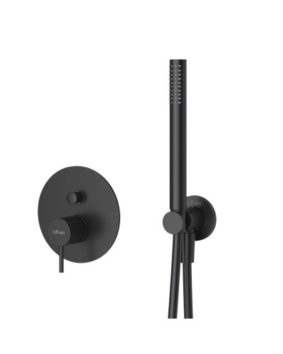 Душевая система CEZARES LEAF-DSIP-30-L-NOP черный матовый