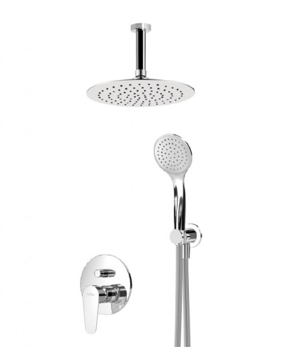 Душевая система с дивиатором для верхнего и ручного душа, потолочный верхний душ CEZARES CZR-B-DSIS-01