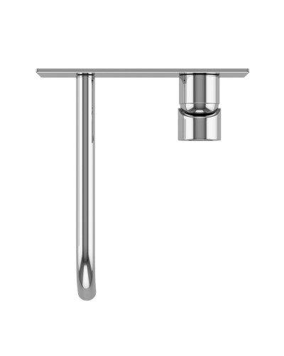 Смеситель для раковины встраиваемый однорычажный, с тонкой ручкой, на единой площадке	 CEZARES LEAF-BLI1-20-L-01-W0